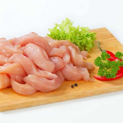 Chicken Strips (Sliced Fillet Strips) Per KG